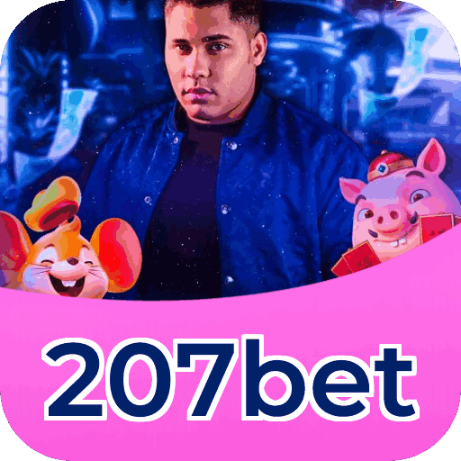 Interface do aplicativo 207bet mostrando jogos disponíveis no iOS e Android